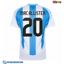 Fotballdrakt Herre Argentina Alexis Mac Allister #20 Hjemmedrakt Copa America 2024 Kortermet